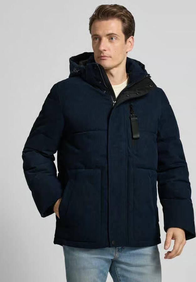 Tom Tailor Gewatteerd regular fit jack met afneembare capuchon - Foto 2