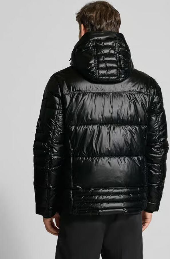 Tom Tailor Gewatteerd regular fit jack met afneembare capuchon
