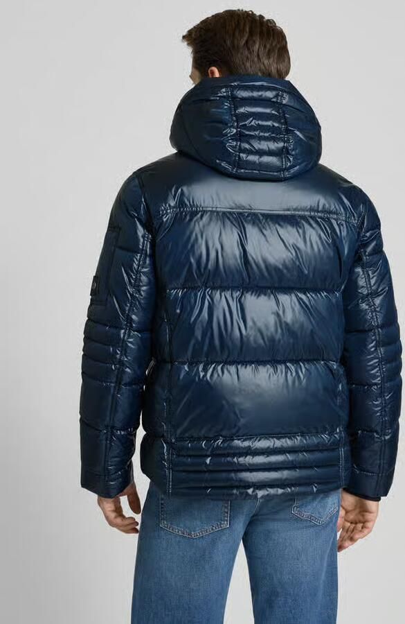 Tom Tailor Gewatteerd regular fit jack met afneembare capuchon