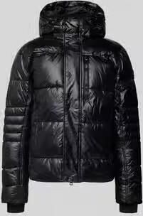 Tom Tailor Regular fit gewatteerd jack van ademend materiaal met afneembare capuchon