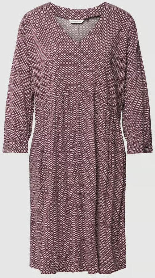Tom Tailor Knielange jurk met all-over print - Foto 2