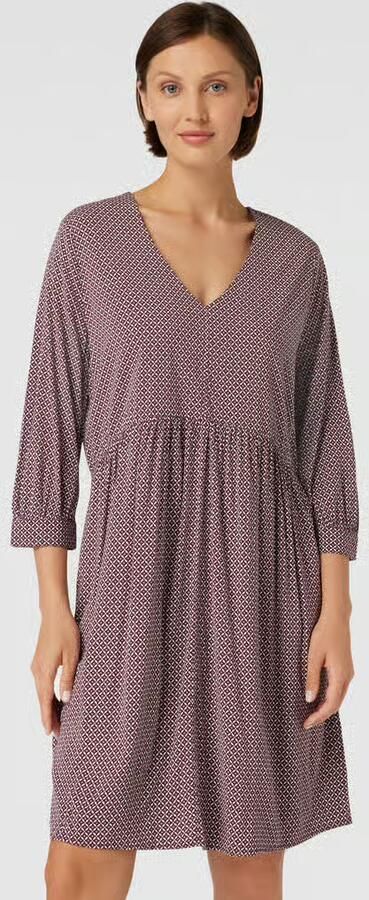 Tom Tailor Knielange jurk met all-over print - Foto 4