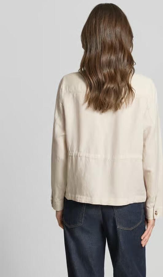 Tom Tailor Korte blazer met tailleriem van linnenmix - Foto 3