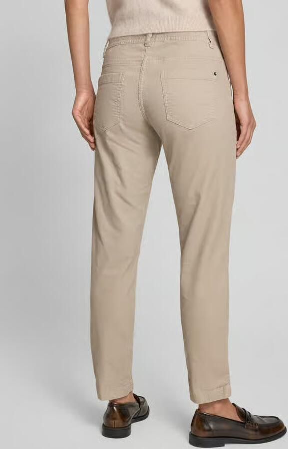 Tom Tailor Korte corduroy broek van katoenmix