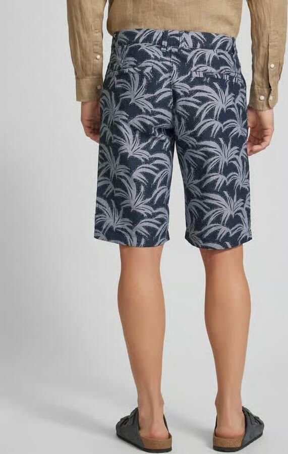 Tom Tailor Korte regular fit chino met ceintuurlussen
