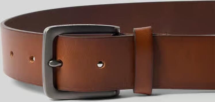 Tom Tailor Leren riem TTSCOTT 3 5 cm breed herenriem jeans en casual tot - Foto 3