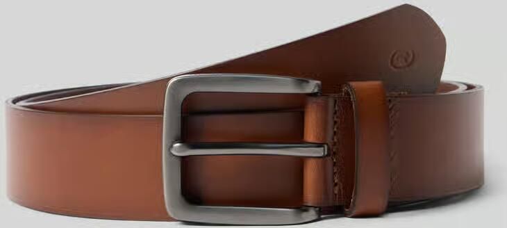 Tom Tailor Leren riem TTSCOTT 3 5 cm breed herenriem jeans en casual tot - Foto 2