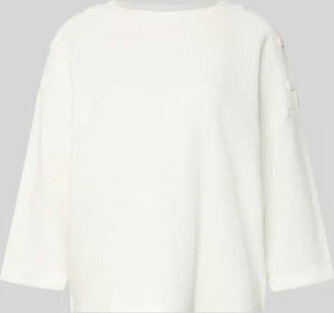 Tom Tailor loose fit 3 4-shirt van katoenmix met modal-aandeel - Foto 2