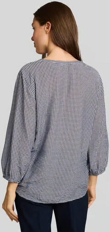 Tom Tailor Loose fit blouse met lange mouwen van viscosemix - Foto 3