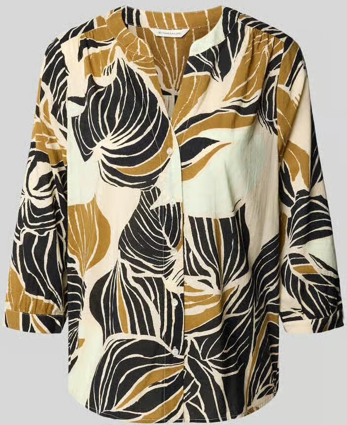 Tom Tailor Loose fit blouse van een mix van katoen en modal - Foto 2