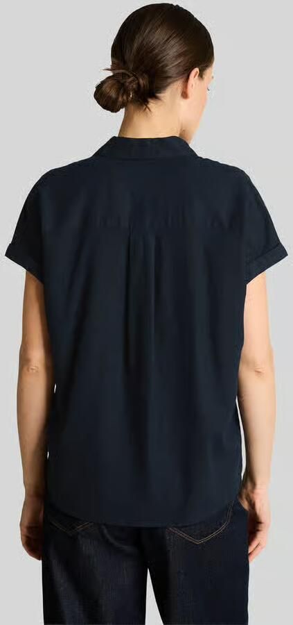 Tom Tailor Loose fit blouse van linnen-viscosemix