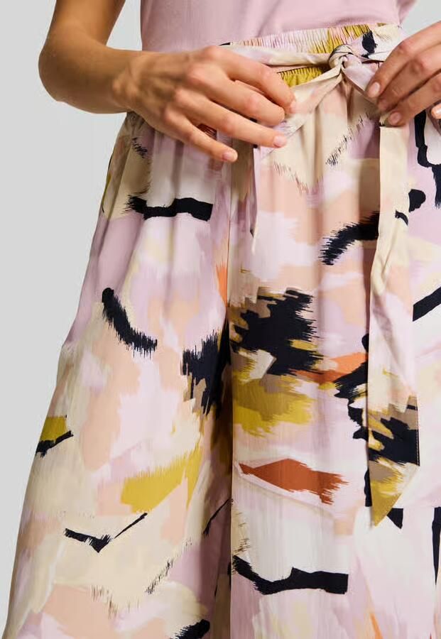 Tom Tailor loose fit broek van viscosemix