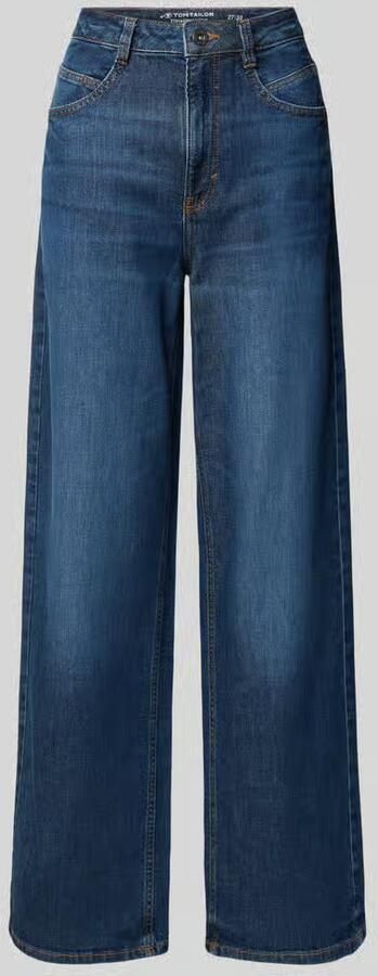 Tom Tailor loose fit jeans van katoenmix model 'MADINA WIDE' - Foto 3