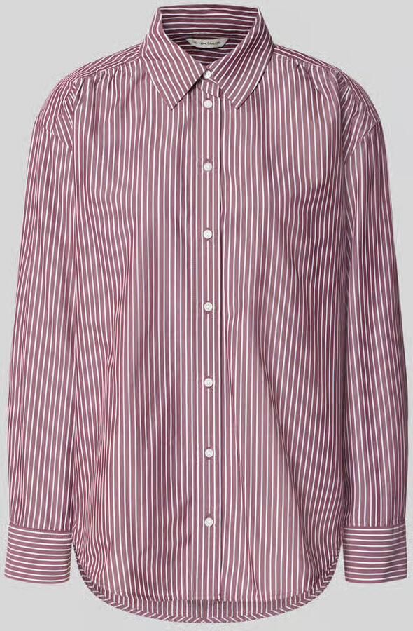 Tom Tailor Loose fit overhemdblouse van mix van katoen en lyocell - Foto 2