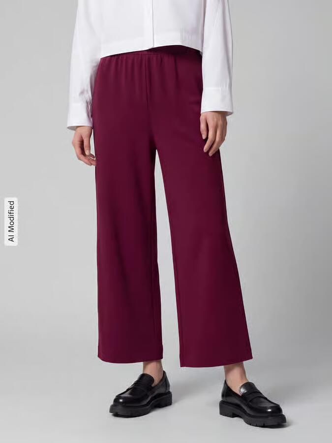 Tom Tailor Loose fit sweatpants met viscose - Foto 3