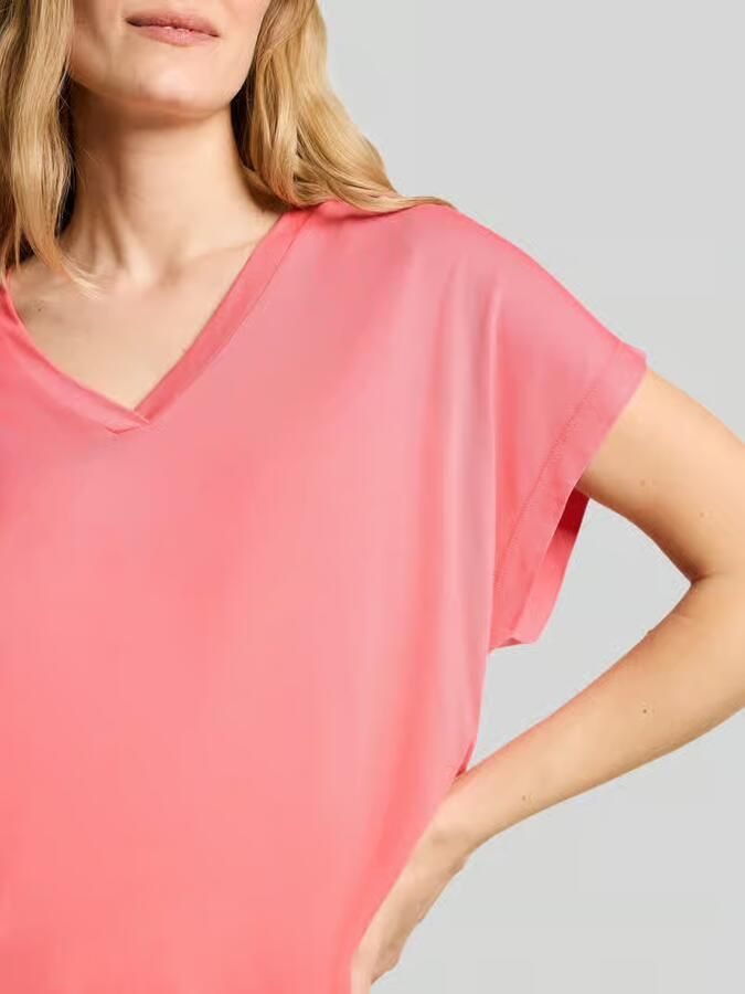 Tom Tailor loose fit T-shirt van viscosemix