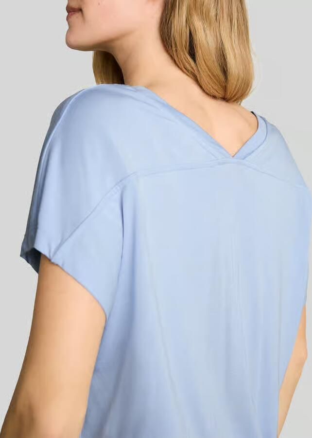 Tom Tailor loose fit T-shirt van viscosemix