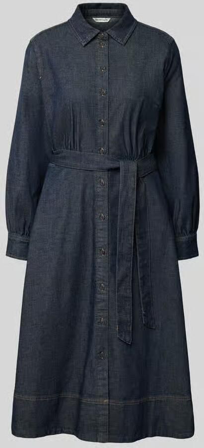 Tom Tailor Loose fit vrijetijdsjurk van katoenmix