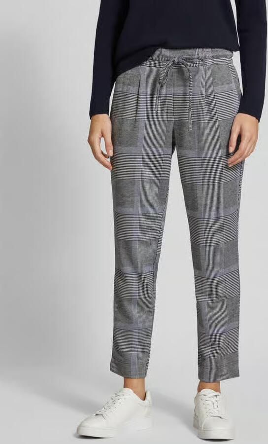Tom Tailor Losjes vallende geruite broek met LENZING™ EcoVero™ - Foto 3