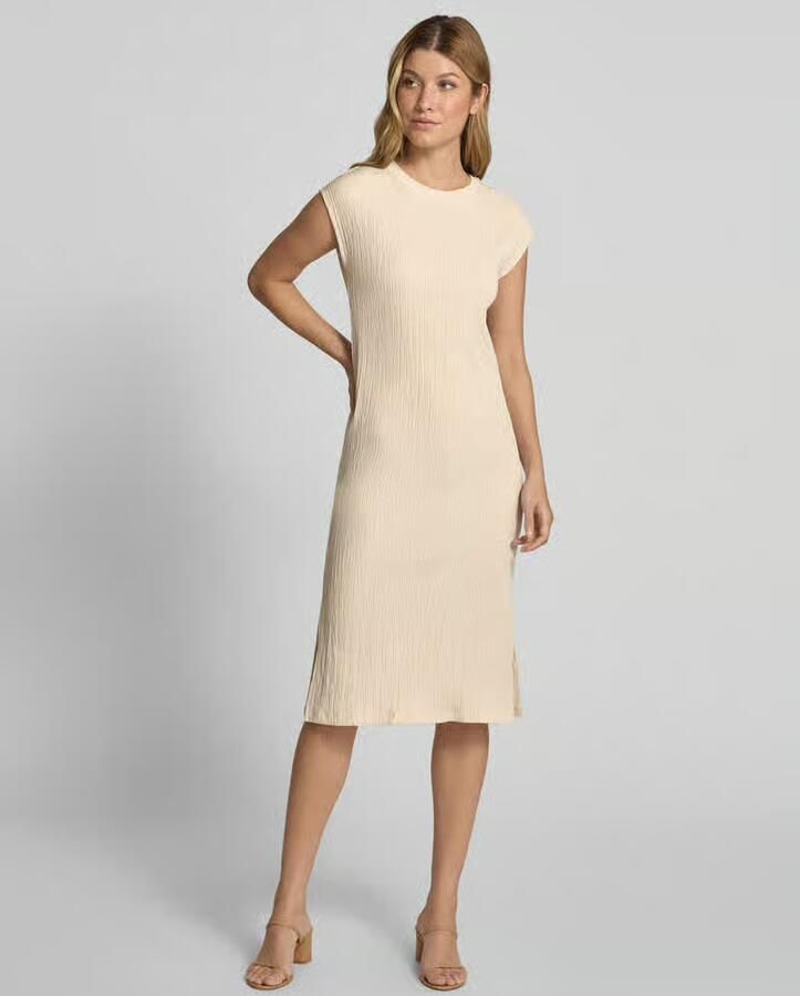 Tom Tailor Midi-jurk in kreuklook - Foto 2