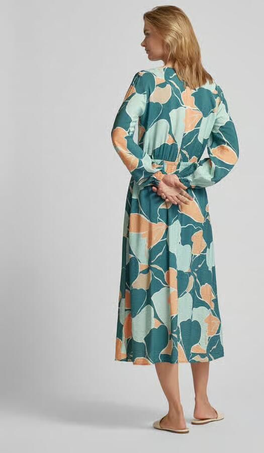 Tom Tailor Midi-jurk met all-over motief