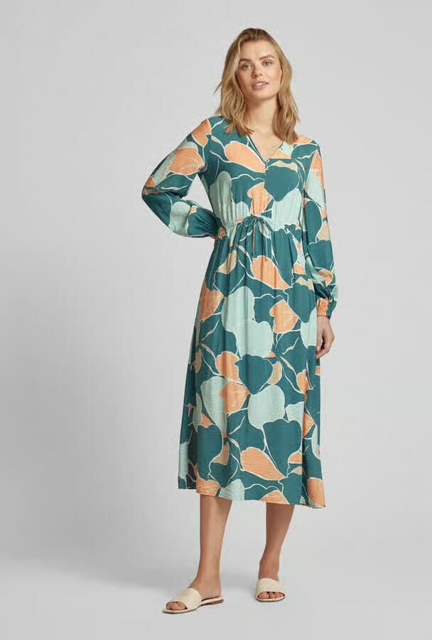 Tom Tailor Midi-jurk met all-over motief - Foto 2