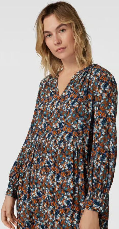 Tom Tailor Mini-jurk van viscose met all-over motief