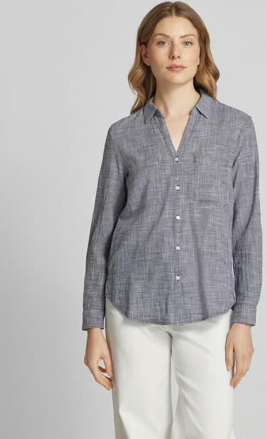 Tom Tailor regular fit overhemdblouse van puur katoen - Foto 3