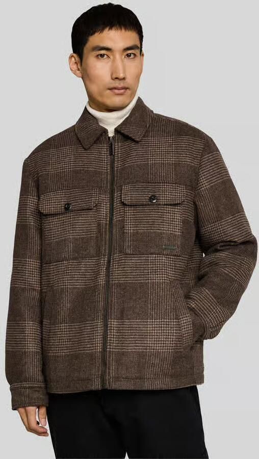 Tom Tailor Regular fit overhemdjack met wol - Foto 2