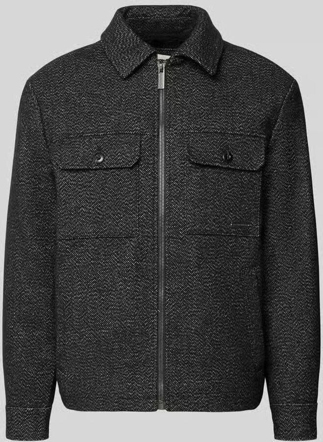 Tom Tailor Overhemdjack met labeldetail
