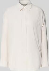 Tom Tailor Oversized blouse met lange mouwen van linnen-viscosemix