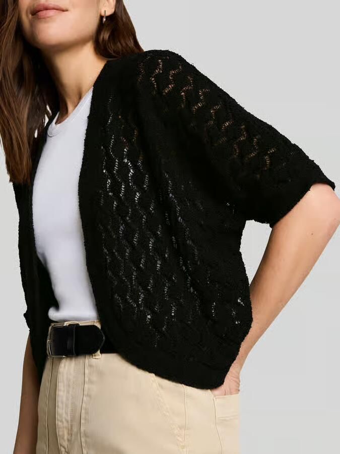 Tom Tailor Oversized bolero van katoenmix