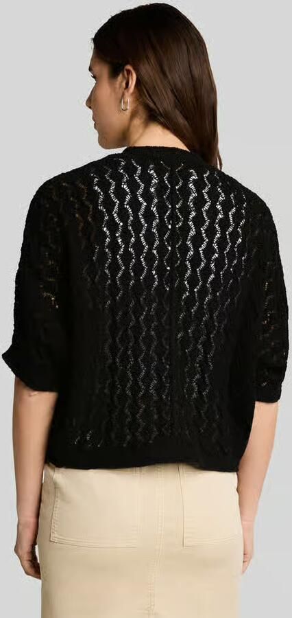 Tom Tailor Oversized bolero van katoenmix