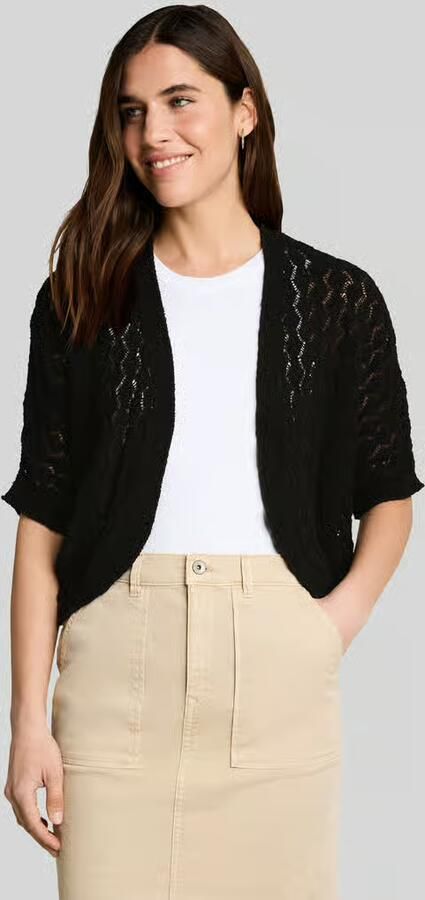 Tom Tailor Oversized bolero van katoenmix - Foto 4