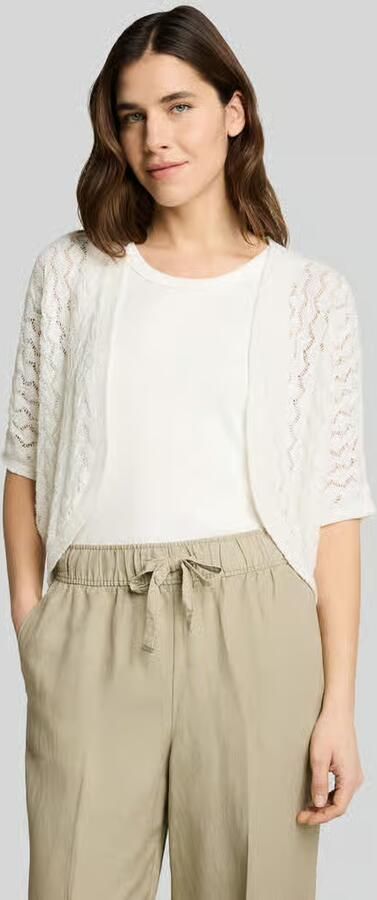 Tom Tailor Oversized bolero van katoenmix - Foto 3
