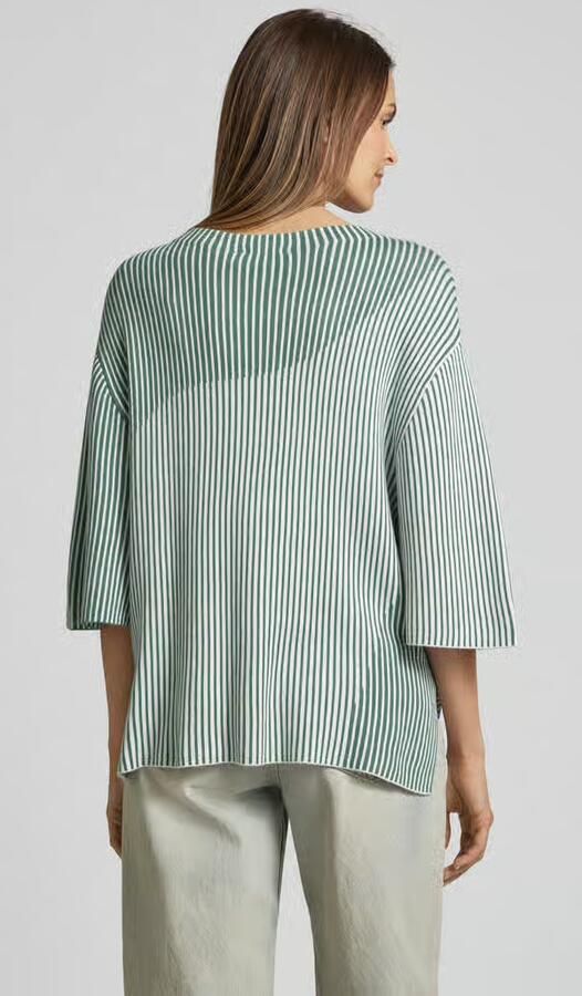 Tom Tailor Oversized gebreide pullover met 1 2-mouwen