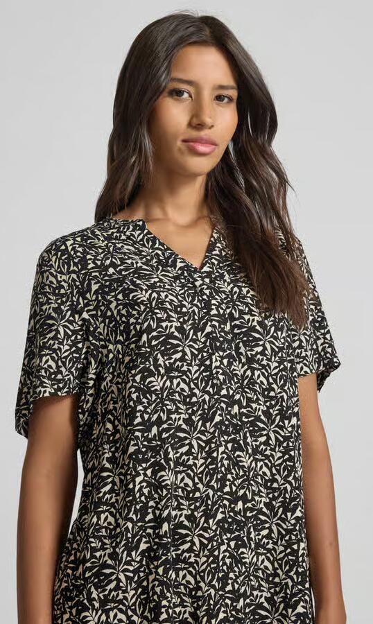 Tom Tailor Oversized mini-jurk van pure viscose - Foto 2