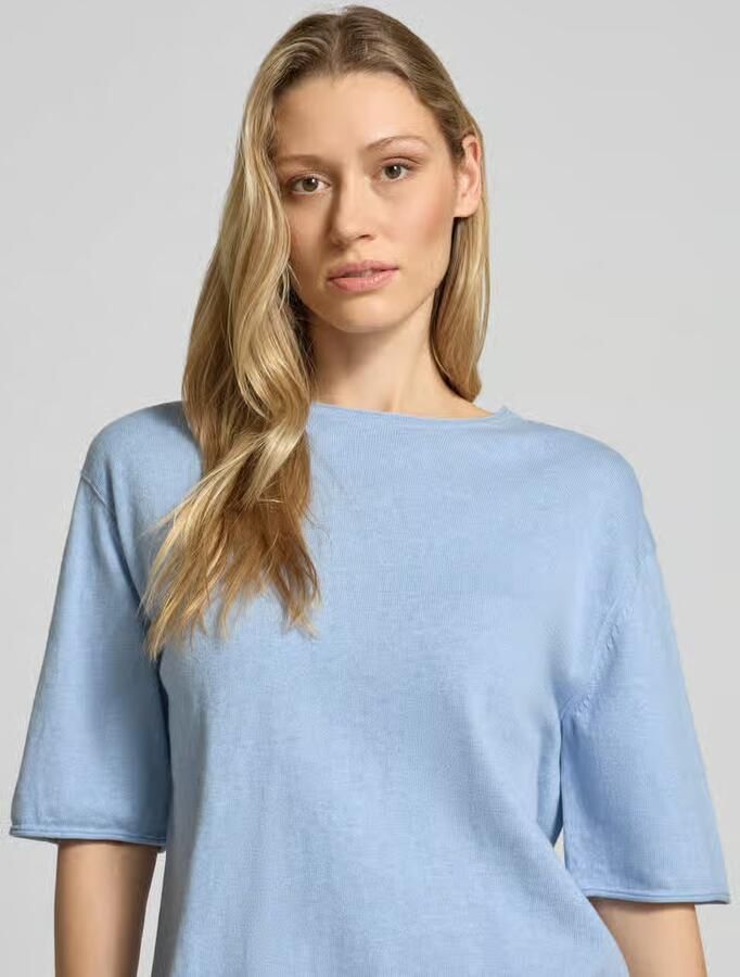 Tom Tailor oversized pullover van mix van katoen en kasjmier