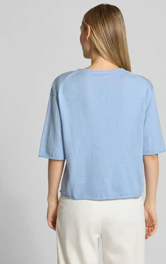 Tom Tailor oversized pullover van mix van katoen en kasjmier
