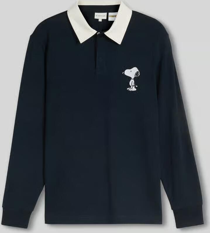 Tom Tailor Poloshirt van puur katoen met peanuts -print