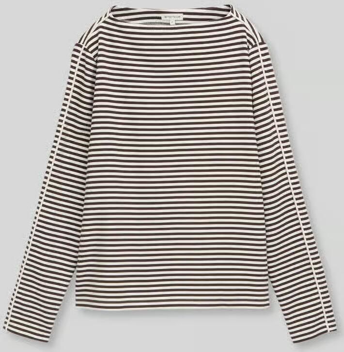 Tom Tailor pullover met relaxed fit van katoenmix