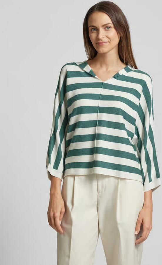 Tom Tailor Pullover met streepmotief en 3 4-mouwen - Foto 2