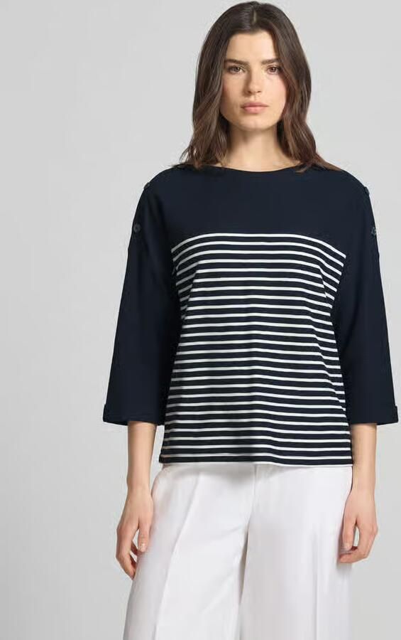 Tom Tailor Pullover relaxed fit van Mix van biologisch katoen - Foto 2