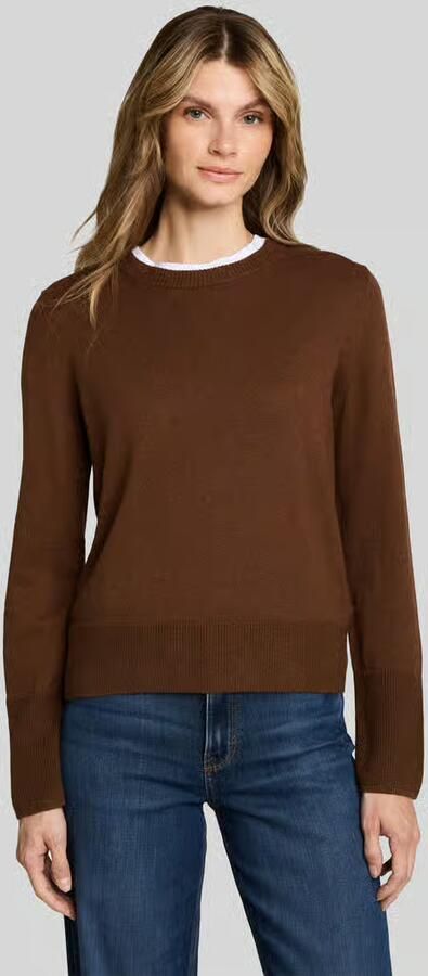 Tom Tailor Pullover van kasjmier met ribboorden - Foto 3