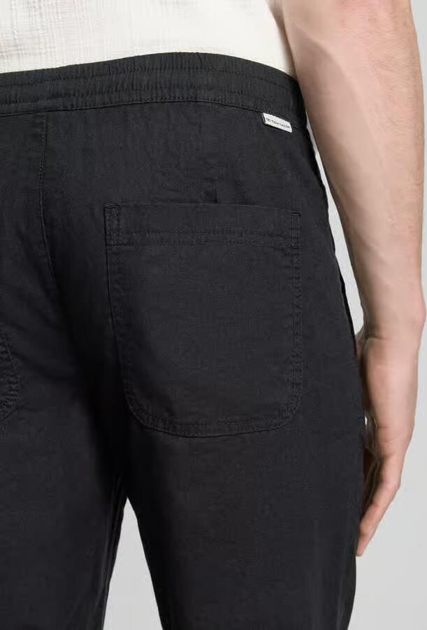 Tom Tailor Rechte broek van linnen-katoenmix