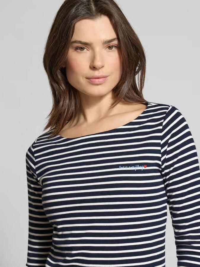 Tom Tailor Regular fit 3 4-shirt van katoenmix - Foto 2
