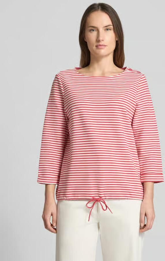 Tom Tailor Regular fit 3 4-shirt van mix van biologisch katoen - Foto 2