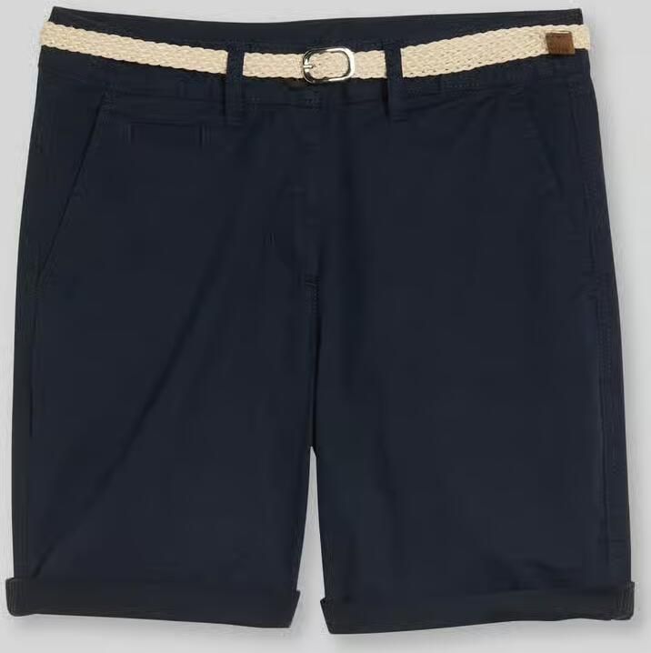 Tom Tailor regular fit bermuda met riem - Foto 2