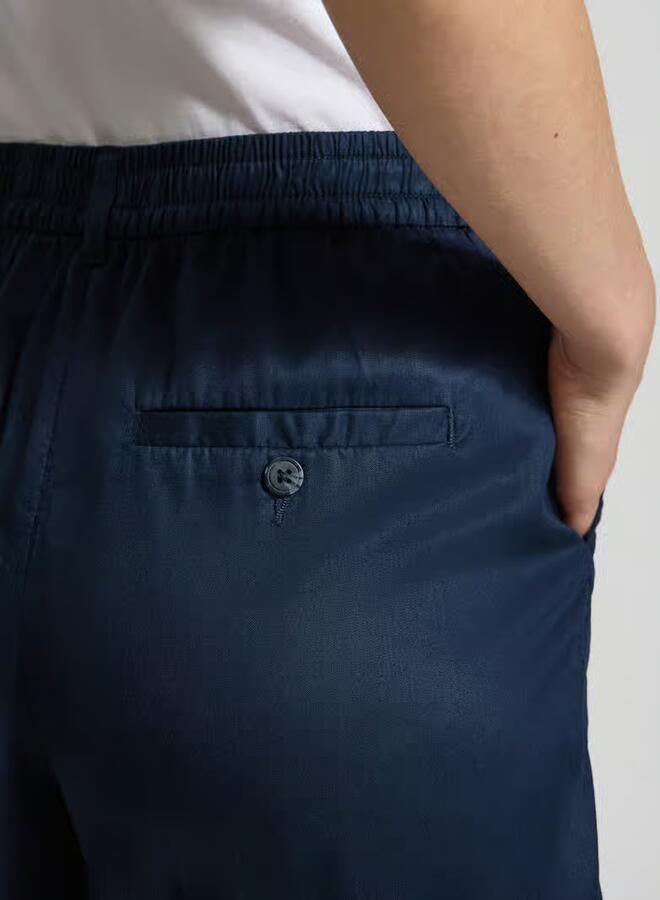 Tom Tailor regular fit bermuda s van lyocell