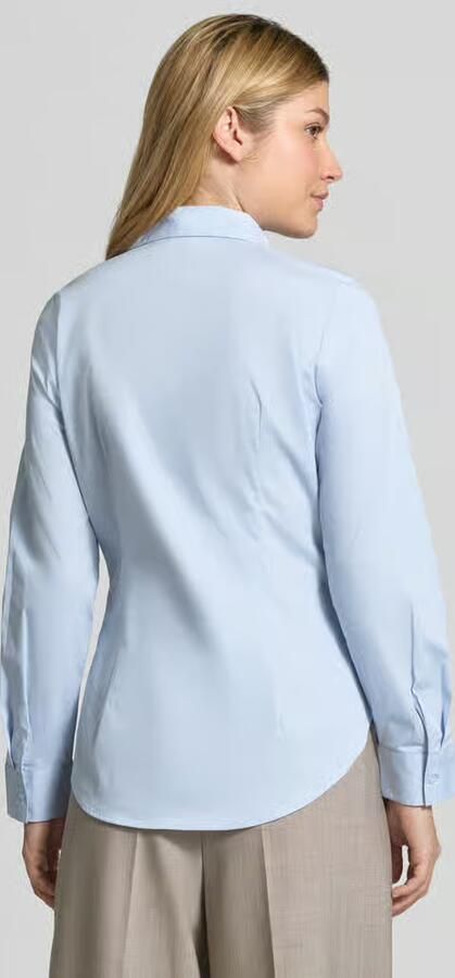 Tom Tailor Regular fit blouse met lange mouwen van katoenmix - Foto 3